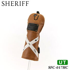 【4月22発売】【2024モデル】シェリフ SFC-017HC クラシックシリーズ ヘッドカバー キャメル：UT SHERIFF CLASSIC SERIES