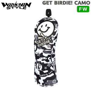 EBEBX^C FWCP-100 Qbg o[fB J(WH) tFAEFCEbhp wbhJo[ 100 (200ccΉ) WINWIN STYLE GET BIRDIE! CAMOFWp HEAD COVER
