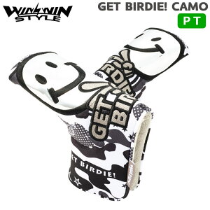 EBEBX^C PCBP-100 Qbg o[fB J(WH) p^[p wbhJo[ 100 (u[h^) WINWIN STYLE GET BIRDIE! CAMO HEAD COVER
