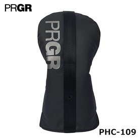 プロギアゴルフ PHC-109 カジュアルモデル ドライバー用 ヘッドカバー ブラック DR用 PRGR 1W 20P