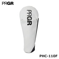 プロギアゴルフ PHC-110F カジュアルモデル フェアウエイウッド用ヘッドカバー ホワイト FW用 PRGR 20P