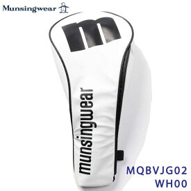 マンシングウェア MQBVJG02 ホワイト ドライバー用 ヘッドカバー (460cc対応) Munsingwear WH00 【ENVOY】