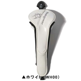 【2023モデル】マンシングウェア MQBVJG40 ホワイト マグネット式 ユーティリティ用 ヘッドカバー Munsingwear WH00