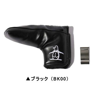 【2023モデル】マンシングウェア MQBVJG50 ブラック マグネット式 ピン型 マレット型 パターカバー ヘッドカバー Munsingwear BK00