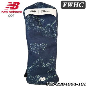 ニューバランス ゴルフ 012-2284004 ネイビー(121) フェアウェイウッド用 ヘッドカバー マルチパターンプリント new balance golf FWHC