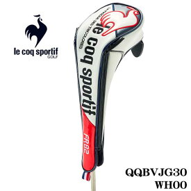 ルコックスポルティフ ゴルフ QQBVJG30 ホワイト マグネット式 フェアウェイウッド用 ヘッドカバー (200cc対応) le coq sportif GOLF WH00