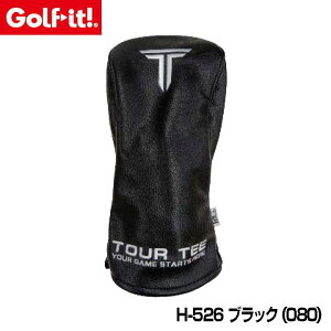 ���C�g �S���t �C�b�g�I Tour Tee Elite Studio H-526 �h���C�o�[�p �w�b�h�J�o�[ �u���b�N�i080�jHEAD COVER DR LITE Golf it�I
