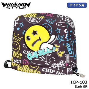 �E�B���E�B���X�^�C�� ICP-103 ���b�L�[ �L�����N�^�[ �A�C�A���p �w�b�h�J�o�[ Dark GR LUCKY CHARACTER NEW IRON COVER WINWIN STYLE