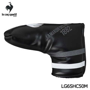�y2026���f���z���R�b�N�X�|���e�B�t �S���t LG6SHC50M �u���b�N BK01 �p�^�[�p �s���^�E�}���b�g�^ �w�b�h�J�o�[ �}�O�l�b�g�^�C�v le coq sportif GOLF HEAD COVER