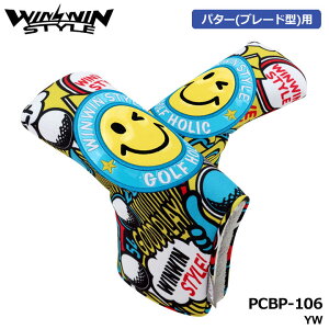 �E�B���E�B���X�^�C�� PCBP-106 �O�b�h �^�C�� �z���f�C �p�^�[�p �w�b�h�J�o�[ �u���[�h�^�C�v �C�G���[(YW) �s���^ GOOD TIME HOLIDAY PUTTER COVER WINWIN STYLE