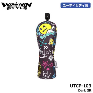 �E�B���E�B���X�^�C�� UTCP-103 ���b�L�[ �L�����N�^�[ ���[�e�B���e�B�p �w�b�h�J�o�[ Dark GR 130cc�Ή� LUCKY CHARACTER NEW UTILITY IRON COVER WINWIN STYLE