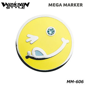 �y���[���։\�z�E�B���E�B���X�^�C�� MM-606 ���K�}�[�J�[ I LOVE SMYLE YW �N���b�v�}�[�J�[ WINWIN STYLE MEGA MARKER
