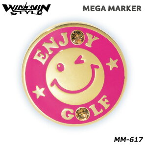 y[։\zEBEBX^C MM-617 K}[J[ ENJOY GOLF GOLD ROSE Nbv}[J[ WINWIN STYLE MEGA MARKER