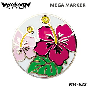 �y���[���։\�z�E�B���E�B���X�^�C�� MM-622 ���K�}�[�J�[ ALOHA HI-BISCUS PK �N���b�v�}�[�J�[ WINWIN STYLE MEGA MARKER