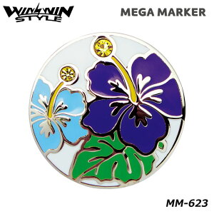 �y���[���։\�z�E�B���E�B���X�^�C�� MM-623 ���K�}�[�J�[ ALOHA HI-BISCUS PUR �N���b�v�}�[�J�[ WINWIN STYLE MEGA MARKER