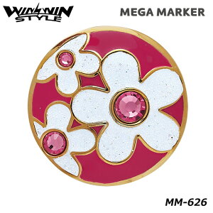 �y���[���։\�z�E�B���E�B���X�^�C�� MM-626 ���K�}�[�J�[ �f�C�W�[ �S�[���h ROSE �N���b�v�}�[�J�[ WINWIN STYLE MEGA MARKER