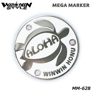 �y���[���։\�z�E�B���E�B���X�^�C�� MM-628 ���K�}�[�J�[ ALOHA HONU WH �N���b�v�}�[�J�[ WINWIN STYLE MEGA MARKER