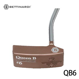 【2024モデル】ベティナルディ クィーンBシリーズ QB6 パター 34インチ SINK FITスタンダードライトグレー(標準)グリップ 日本正規品 BETTINARDI 20p