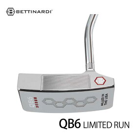 【2024モデル】ベティナルディ QB6 LIMITED RUN パター 34インチ ピストルミッドサイズ(標準)グリップ 日本正規品 BETTINARDI 10p