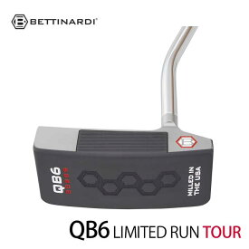 【2024モデル】ベティナルディ QB6 LIMITED RUN TOUR パター 34インチ SINK FITスタンダード(標準)グリップ 日本正規品 BETTINARDI 10p