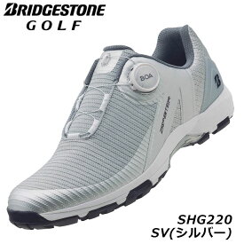 ブリヂストンゴルフ SHG220 ゼロ・スパイク バイター ライト（ニット） SV（シルバー） ゴルフ スパイクレスシューズ BOA BRIDGESTONE GOLF 10P