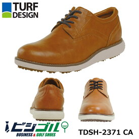 ターフデザイン TDSH-2371 スパイクレス シューズ キャメル ビジゴル TURF DESIGN CAMEL 朝日ゴルフ