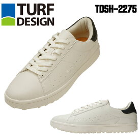 ターフデザイン TDSH-2275 スパイクレス シューズ アイボリー TURF DESIGN IVORY 朝日ゴルフ