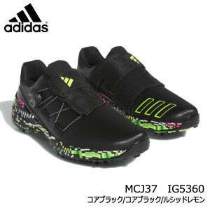 �A�f�B�_�X MCJ37-IG5360 �[�b�g�W�[23 �{�A �O���b�` �����Y �X�p�C�N �S���t�V���[�Y �R�A�u���b�N/�R�A�u���b�N/���V�b�h������ ZG23 BOA Glitch Golf adidas