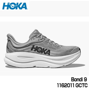 HOKA �z�J 1162011 Bondi 9 �M�����e�B�b�N �O���[ / �X�e���[ �O���[�iGCTC�j �����Y �{���_�C 9 �����j���O �V���[�Y �}���\�� �W���M���O 10p