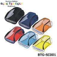 ブルーティーゴルフ BTG-SC001 ナイロンメッシュ シューズケース シューズバッグ 軽量 BLUE TEE GOLF SC-…