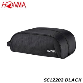 本間ゴルフ SC12202 シューズケース シューズバッグ ブラック SHOES CASE ホンマ HONMA SC-12202