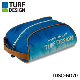 ターフデザイン TDSC-BD70 シューズケース ブルー TURF DESIGN 朝日ゴルフ