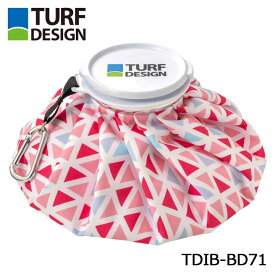 ターフデザイン TDIB-BD71 アイスバッグ ピンク カラビナ付き ICE BAG 氷のう 氷嚢 暑さ対策 暑熱対策 熱中症対策 ゴルフ スポーツ 部活 TURFDESIGN