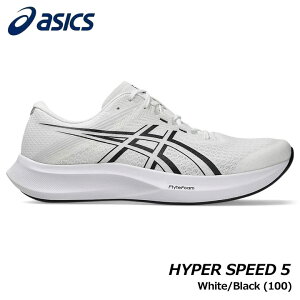�A�V�b�N�X 1011C084 HYPER SPEED 5 �J���[:White/Black(100) �����Y �����j���O �V���[�Y asics 20p