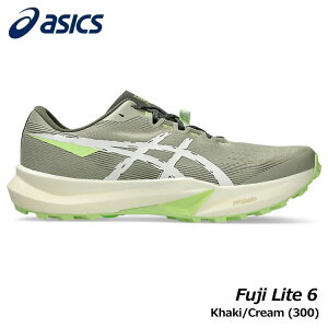 �A�V�b�N�X 1011C086 Fuji Lite 6 �J���[:Khaki/Cream(300) �����Y �����j���O �V���[�Y asics 20p