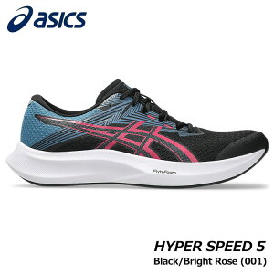 �A�V�b�N�X 1012B863 HYPER SPEED 5 �J���[:Black/Bright Rose(001) ���f�B�[�X �����j���O �V���[�Y asics 20p