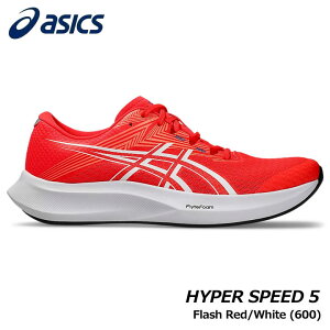 �A�V�b�N�X 1012B863 HYPER SPEED 5 �J���[:Flash Red/White(600) ���f�B�[�X �����j���O �V���[�Y asics 20p