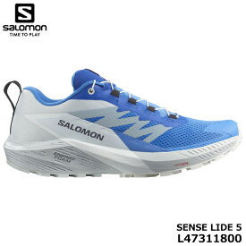 サロモン L47311800 センスライド 5 トレイルランニングシューズ IBIZA BLUE スニーカー トレラン マラソン ジョギング ハイキング 軽登山 SALOMON SENSE RIDE 5 outdoor 30p