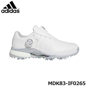 アディダス ウィメンズ ツアー360 24 ボア IF0265 フットウェアホワイト/フットウェアホワイト/シルバーメタリック MDK83 ゴルフシューズ レディース adidas GOLF