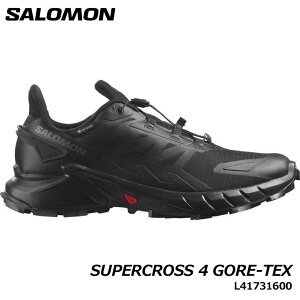 �T������ L41731600 SUPERCROSS 4 GTX �j���p�g���C�������j���O�V���[�Y �����Y �X�[�p�[�N���X 4 �S�A�e�b�N�X �g������ �n�C�L���O �y�o�R SALOMON GORE-TEX
