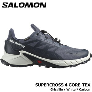 T L47462300 SUPERCROSS 4 GTX Grisaille / White / CarbongCjOV[Y Y X[p[NX SAebNX g }\ WMO nCLO yoR SALOMON GORE-TEX [