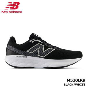 j[oX M520LK9 Fresh Foam 520 v9 V[Y BLACK/WHITE ECY2E/4E Y WMO EH[LO W new balance 20p