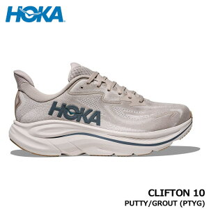 HOKA �z�J 1162030 CLIFTON 10 PUTTY/GROUT (PTYG) �����Y ���[�h�����j���O�V���[�Y �N���t�g��10 �}���\�� �W���M���O �g���[�j���O �E�H�[�L���O ���{���K�i �z�J�I�l�I�l