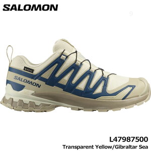 �T������ L47987500 XA PRO 3D V9 GORE-TEX �g���C�������j���O�V���[�Y �����Y Transparent Yellow/Gibraltar Sea �g������ �}���\�� �n�C�L���O �y�o�R SALOMON ���[