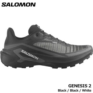 �T������ L49299800 GENESIS 2�g���C�������j���O�V���[�Y �����Y Black/Black/White �g������ �}���\�� �n�C�L���O SALOMON ���[