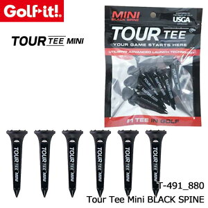 y[։\zCg St CbgI T-491 cA[ eB[ ~j ubN XpC@LITE Golf itI Tour Tee Mini BLACK SPINEl@20p
