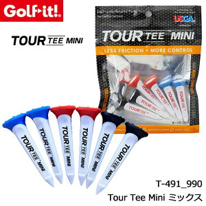 �y���[���։\�z���C�g �S���t �C�b�g�I T-491 �c�A�[ �e�B�[ �~�j �~�b�N�X�@LITE Golf it�I Tour Tee Mini�@20p