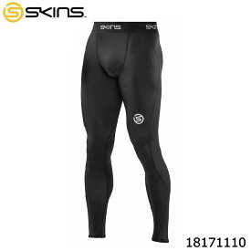 スキンズ 18171110 SERIES-1 メンズロングタイツ ブラック メンズ ボトムス ストレッチ スポーツインナー