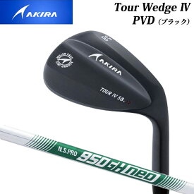 アキラゴルフ ツアーウェッジIV PVD(ブラック) シャフト:N.S.PRO950GH neo PVD AKIRAGOLF TOUR WEDGE4 20P