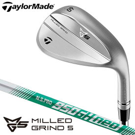 【2025モデル】テーラーメイド MG5 MILLED GRIND 5 CHROME ウェッジ　シャフト：N.S.PRO 950GH NEO スチール TaylorMade ミルドグラインド5 クローム